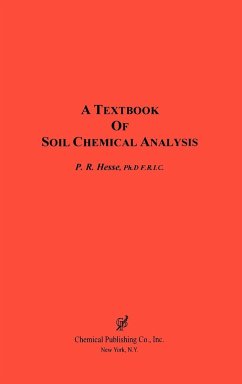 A Textbook of Soil Chemical Analysis - Hesse, P. R.
