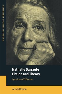 Nathalie Sarraute, Fiction and Theory - Jefferson, Ann; Ann, Jefferson