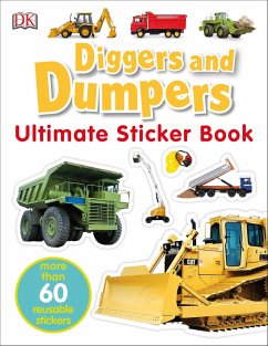 Ultimate Sticker Book: Diggers and Dumpers - Dk