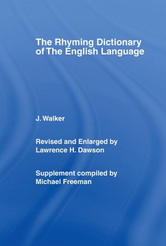 Walker's Rhyming Dictionary of the English Language - Walker, J.