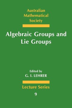 Algebraic Groups and Lie Groups - Lehrer, G. I.