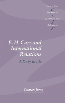Cover E. H. Carr and International Relations