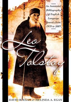 Leo Tolstoy - Egan, David R.; Egan, Melinda A.