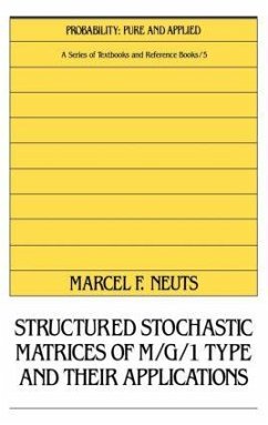 Structured Stochastic Matrices of M/G/1 Type and Their Applications - Neuts