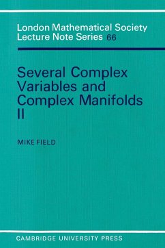 Several Complex Variables and Complex Manifolds - Field, Margaret J.; Field, Mike