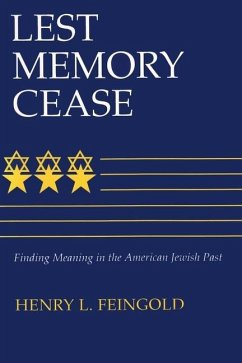 Lest Memory Cease - Feingold, Henry