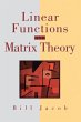 Linear Functions and Matrix Theory - Bild 1