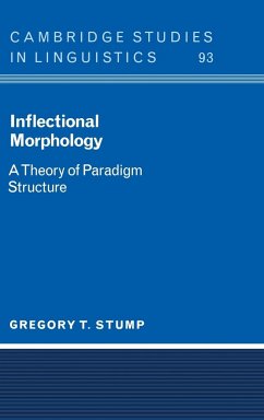 Inflectional Morphology - Stump, Gregory T.; Gregory T., Stump