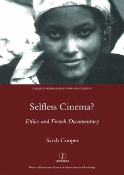 Selfless Cinema? - Cooper, Sarah Selfless Cinema? - Cooper, Sarah
