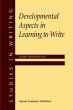 Developmental Aspects in Learning to... - Bild 1
