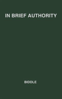 In Brief Authority - Biddle, Francis; Unknown