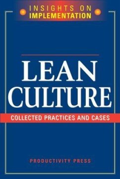 Lean Culture - Productivity Press Development Team