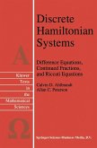 Discrete Hamiltonian Systems