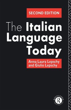 Cover The Italian Language Today