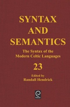 The Syntax of the Modern Celtic Languages - Hendrick, Randall