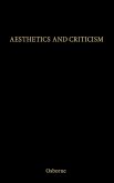 Aesthetics and Criticism.