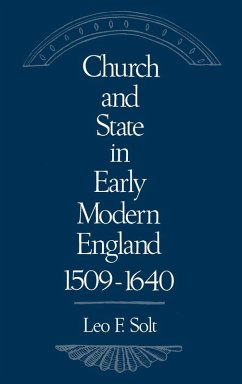 Cover Church and State in Early Modern England, 1509-1640