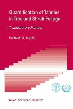 Quantification of Tannins in Tree and Shrub Foliage - Makkar, Harinder P.S.