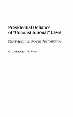 Cover Presidential Defiance of Unconstitutional Laws