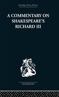 Commentary on Shakespeare's Richard III - Clemen, Wolfgang