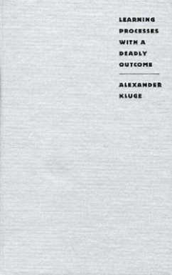 Learning Processes with a Deadly Outcome - Kluge, Alexander