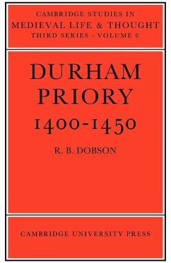 Durham Priory 1400 1450 - Dobson, R. B.