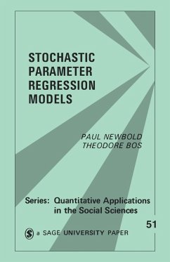 Stochastic Parameter Regression Models - Newbold, Paul; Bos, Theodore