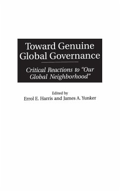 Toward Genuine Global Governance - Harris, Errol; Yunker, James