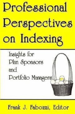 Professional Perspectives on Indexing - Herausgeber: Fabozzi, Frank J. , Cfa