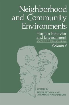 Neighborhood and Community Environments - Altman, Irwin / Wandersman, Abraham (Hgg.)