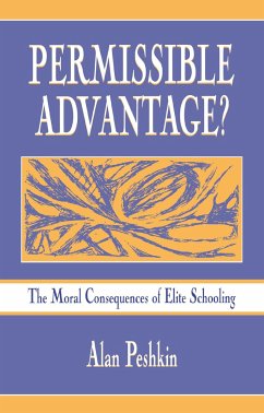 Permissible Advantage? - Peshkin, Alan