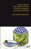 Die wahren Gründe für das Aussterben der sauren Heringe und andere Gedichte Die wahren Gründe für das Aussterben der sauren Heringe und andere Gedichte