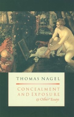 Concealment and Exposure - Nagel, Thomas