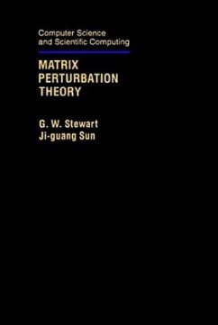 Matrix Perturbation Theory - Stewart, G. W.;Sun, Ji-guang