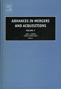 Advances in Mergers and Acquisitions - Cooper, Cary L / Finkelstein, Sydney (eds.)
