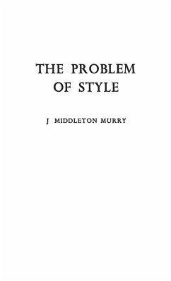 The Problem of Style - Murry, J Middleton