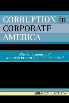 Corruption in Corporate America - Gitlow, Abraham L.