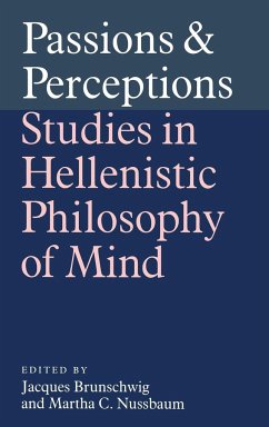 Passions and Perceptions - Symposium Hellenisticum
