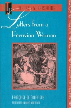 Letters from a Peruvian Woman - De Graffigny, Francoise