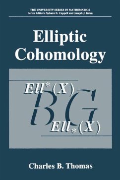 Elliptic Cohomology - Thomas, Charles B.