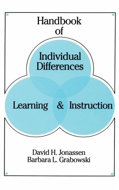 Handbook of Individual Differences, Learning, and Instruction - Jonassen, David H; Grabowski, Barbara L