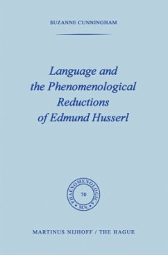 Language and the Phenomenological Reductions of Edmund Husserl - Cunningham, S.