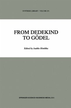 From Dedekind to Gödel - Hintikka, J. (Hrsg.)