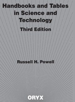 Handbooks and Tables in Science and Technology Cover Handbooks and Tables in Science and Technology