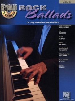 Rock Ballads Keyboard Play-Along Volume 6 Book/Online Audio
