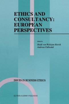 Ethics and Consultancy: European Perspectives - von Weltzien Hoivik, Heidi / Füllesdal, Andreas (Hgg.)