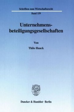 Cover Unternehmensbeteiligungsgesellschaften.