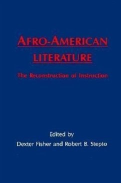 Afro-American Literature: The Reconstruction of Instruction