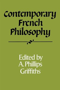 Contemporary French Philosophy - Griffiths, A. Phillips