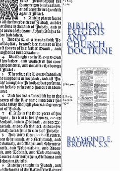 Biblical Exegesis and Church Doctrine - Brown, Raymond E.
